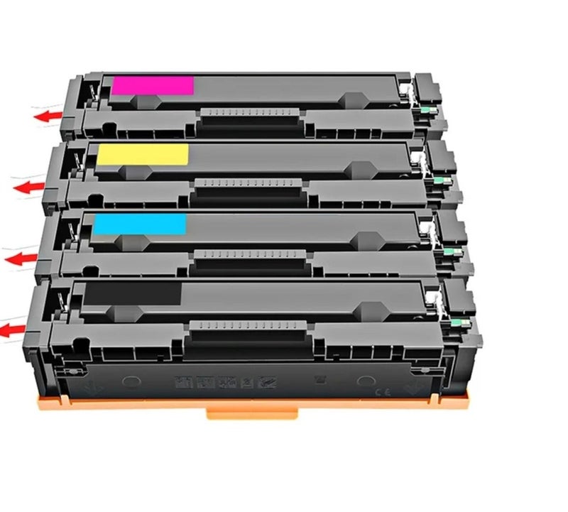 مجموعة خرطوشة حبر 203A لطابعات HP Color Laserjet Pro M254dw M254dn M254nw MFP M281fdw MFP M280nw MFP M281cdw MFP M281fdn.